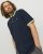 Jack & Jones PAULOS Short Sleeve Polo Dark Navy/NEON - Polo majice - Moške Polo Majice za Močnejše Postave