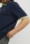 Jack & Jones PAULOS Short Sleeve Polo Dark Navy/NEON - Polo majice - Moške Polo Majice za Močnejše Postave