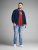 Jack & Jones Liam Jeans Blue Denim - Kavbojke & hlače - Moške Kavbojke in Hlače za Močnejše Postave