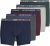 Jack & Jones OLIVER Trunks 5-Pack Dark Grey Melange - Spodnje perilo & kopalne hlače - Moško Spodnje Perilo za močnejše postave