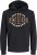 Jack & Jones 2 COL LOGO Hoodie Black - Puloverji & jopice - Moški Puloverji & Jopice za Močnejše Postave