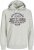 Jack & Jones 2 COL LOGO Hoodie White Melange - Puloverji & jopice - Moški Puloverji & Jopice za Močnejše Postave