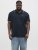 Jack & Jones AUSTIN PLAY Polo Dark Blue - Polo majice - Moške Polo Majice za Močnejše Postave