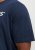 Jack & Jones Corp Logo Crew Neck T-Shirt Navy Blazer - Kratke Majice - Moške kratke majice za močnejše postave