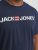 Jack & Jones Corp Logo Crew Neck T-Shirt Navy Blazer - Kratke Majice - Moške kratke majice za močnejše postave