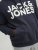 Jack & Jones CORP LOGO Large Print Hoodie Navy Blazer - Puloverji & jopice - Moški Puloverji & Jopice za Močnejše Postave