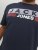Jack & Jones CORP Logo T-Shirt Navy/PLAY 4 - Kratke Majice - Moške kratke majice za močnejše postave