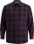 Jack & Jones Gingham L/S Shirt Dark Red - Srajce - Moške srajce za Močnejše Postave
