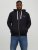 Jack & Jones JJSTAMP ZIP Hoodie Black - Puloverji & jopice - Moški Puloverji & Jopice za Močnejše Postave