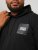 Jack & Jones JJLOCK SWEAT HOOD Black - Puloverji & jopice - Moški Puloverji & Jopice za Močnejše Postave