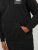 Jack & Jones JJLOCK SWEAT HOOD Black - Puloverji & jopice - Moški Puloverji & Jopice za Močnejše Postave