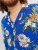 Jack & Jones JORLUKE FLORES Resort Shirt Nautical Blue - Srajce - Moške srajce za Močnejše Postave