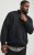 Jack & Jones PAULOS Turtleneck Zip Sweatshirt Black - Puloverji & jopice - Moški Puloverji & Jopice za Močnejše Postave