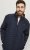Jack & Jones MULTI SET-IN Sleeves Quilted Jacket With Collar Navy Blazer - Jakne - Moške bunde za Močnejše Postave