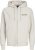 Jack & Jones ESTERBRO Zip Hoodie Light Grey - Puloverji & jopice - Moški Puloverji & Jopice za Močnejše Postave