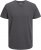 Jack & Jones ORGANIC T-Shirt Dark Grey Melange - Kratke Majice - Moške kratke majice za močnejše postave