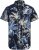 Jack & Jones Hawaii AOP Shirt Blue - Srajce - Moške srajce za Močnejše Postave