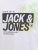  Jack & Jones Jaxon Crew Neck T-Shirt White - Kratke Majice - Moške kratke majice za močnejše postave