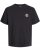  Jack & Jones Jackie Crew Neck T-Shirt Black - Kratke Majice - Moške kratke majice za močnejše postave