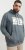 Jack & Jones Frederiksberg Box Script Hoodie Grey - Puloverji & jopice - Moški Puloverji & Jopice za Močnejše Postave