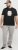Jack & Jones Tarmac Camo Crew Neck T-Shirt Black - Kratke Majice - Moške kratke majice za močnejše postave