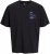 Jack & Jones Compact Crew Neck T-Shirt Black - Kratke Majice - Moške kratke majice za močnejše postave