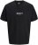 Jack & Jones Snake Crew Neck T-Shirt Black - Kratke Majice - Moške kratke majice za močnejše postave