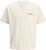 Jack & Jones Snake Crew Neck T-Shirt Antique White - Kratke Majice - Moške kratke majice za močnejše postave