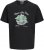 Jack & Jones Hydra Crew Neck T-Shirt Black - Kratke Majice - Moške kratke majice za močnejše postave