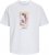 Jack & Jones Hydra Crew Neck T-Shirt Bright White - Kratke Majice - Moške kratke majice za močnejše postave
