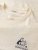 Jack & Jones Bellagio Collage Crew Neck T-Shirt Antique White - Kratke Majice - Moške kratke majice za močnejše postave