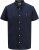 Jack & Jones Summer Shield Short Sleeve Shirt Maritime Blue - Srajce - Moške srajce za Močnejše Postave