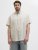 Jack & Jones Summer Shield Short Sleeve Shirt White Pepper - Srajce - Moške srajce za Močnejše Postave