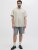 Jack & Jones Summer Shield Short Sleeve Shirt White Pepper - Srajce - Moške srajce za Močnejše Postave