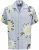 Jack & Jones Vira Marshall AOP Short Sleeve Shirt Skyway - Srajce - Moške srajce za Močnejše Postave