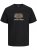 Jack & Jones Calma Crew Neck T-Shirt Black - Kratke Majice - Moške kratke majice za močnejše postave