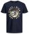 Jack & Jones JJEUSTACE T-Shirt Navy - Kratke Majice - Moške kratke majice za močnejše postave