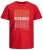Jack & Jones JJCYBER T-Shirt Red - Kratke Majice - Moške kratke majice za močnejše postave