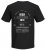 Jack & Jones JCOEDTN T-Shirt with Back Print Black - Kratke Majice - Moške kratke majice za močnejše postave