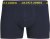 Jack & Jones JACPINK FLAMINGO TRUNKS 5 PACK Navy Blazer - Spodnje perilo & kopalne hlače - Moško Spodnje Perilo za močnejše postave