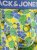 Jack & Jones JACPINEAPPLE SKULL TRUNKS 3 PACK Palace Blue - Boksarice - Moške Boksarice za Močnejše postave