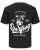 Jack & Jones Zekiel Crew Neck T-Shirt Black - Kratke Majice - Moške kratke majice za močnejše postave