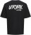Jack & Jones Script Bradley Crew Neck T-Shirt Black - Kratke Majice - Moške kratke majice za močnejše postave
