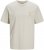  Jack & Jones Summer Vibes Crew Neck T-Shirt Moonbeam - Kratke Majice - Moške kratke majice za močnejše postave