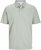 Jack & Jones Rodney Short Sleeve Polo Aqua Gray - Polo majice - Moške Polo Majice za Močnejše Postave