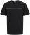 Jack & Jones FUSION Full Branding T-Shirt Black - Kratke Majice - Moške kratke majice za močnejše postave