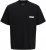 Jack & Jones Summer Sago Print Crew Neck T-Shirt Black - Kratke Majice - Moške kratke majice za močnejše postave
