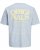 Jack & Jones Tavira Type Crew Neck T-Shirt Skyway - Kratke Majice - Moške kratke majice za močnejše postave