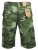 Kam Jeans 330 Cargoshorts Camo - Kratke hlače - Moške Kratke Hlače za Močnejše Postave