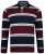 Kam Jeans 5242 Long Sleeve Polo Burgundy - Polo majice - Moške Polo Majice za Močnejše Postave